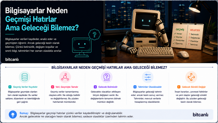 Bilgisayarlar Neden Geçmişi Hatırlar Ama Geleceği Bilemez?